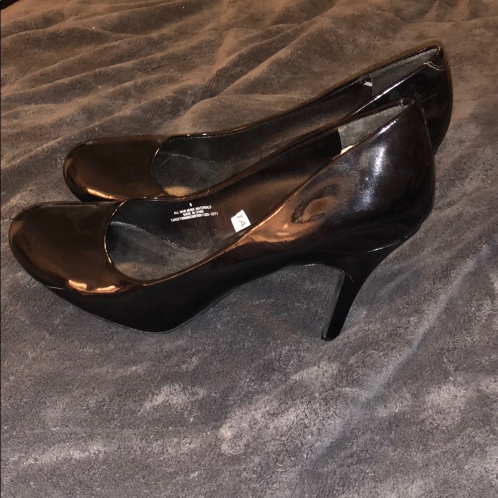 Black heels